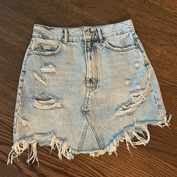 Pilcro Denim Mini Skirt - Picture 1 of 4